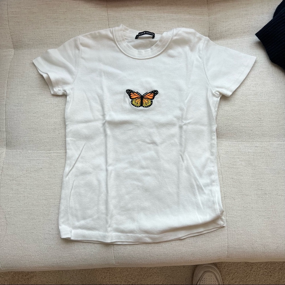Brandy Melville Butterfly Top